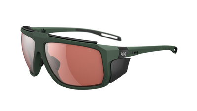 evil eye stormline pro Sportbrille – dark green matt – LST® active silver M – Seitenansicht