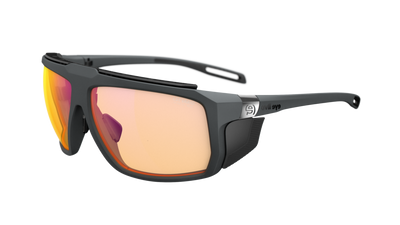 evil eye stormline pro Sportbrille – dark grey matt – LST® VARiO purple M – Seitenansicht