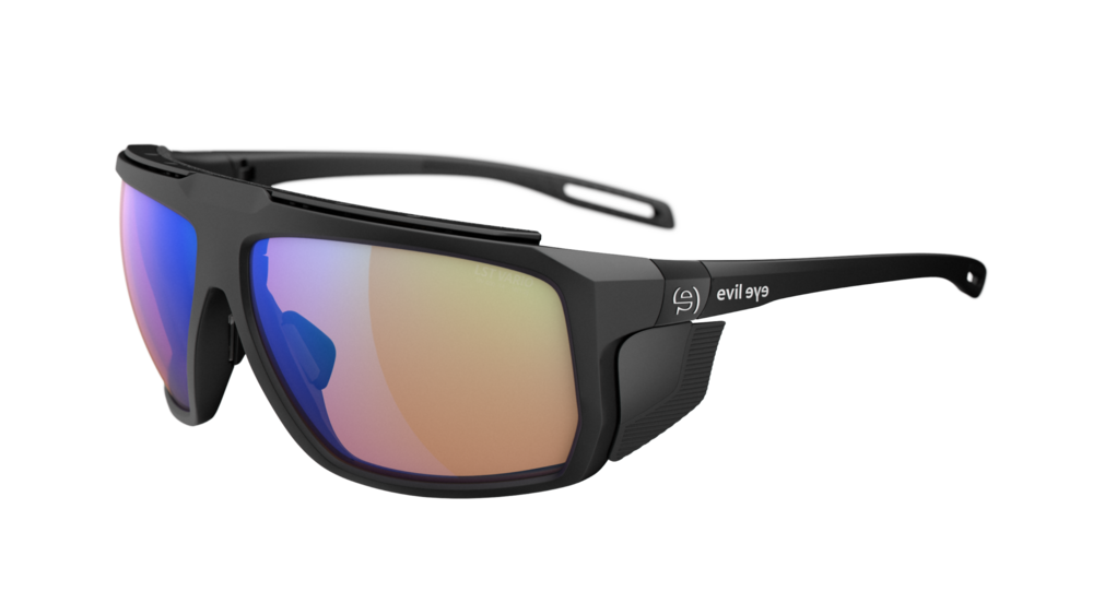 evil eye stormline pro Sportbrille – black matt – LST® VARiO blue-green M – Seitenansicht