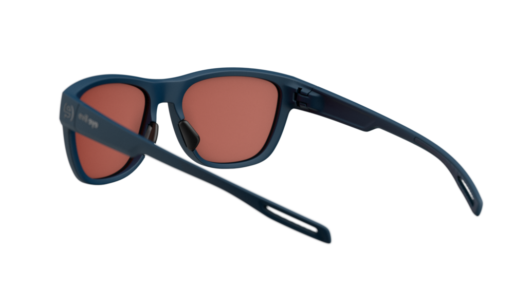 evil eye reef Sportbrille – dark blue matt – LST® active silver M – Rückansicht