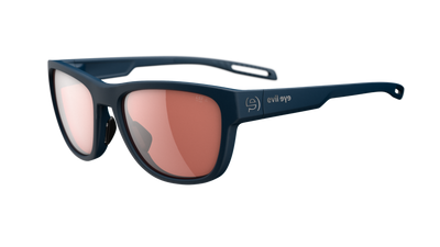 evil eye reef Sportbrille – dark blue matt – LST® active silver M – Seitenansicht