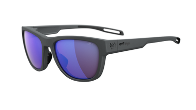 evil eye reef Sportbrille – dark grey matt – LST® active blue M – Seitenansicht