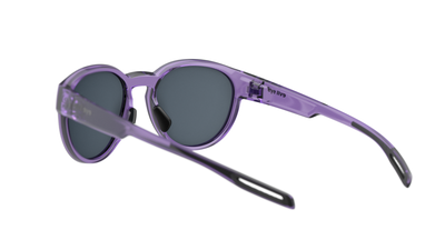 evil eye terra Sportbrille – violet transparent – LST® grey silver M – Rückansicht
