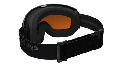 evil eye peaksight Skibrille – black matt – LST® active blue M light – Rückansicht