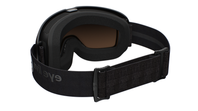 evil eye peaksight Skibrille – black matt – space M – Rückansicht