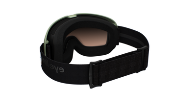 evil eye peaksight cl Skibrille – forest green matt – LST® grey silver M light – Rückansicht