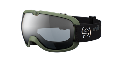 evil eye peaksight cl Skibrille – forest green matt – LST® grey silver M light – Seitenansicht