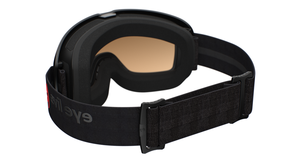 evil eye peaksight cl Skibrille – black matt – LST® active red M light – Rückansicht