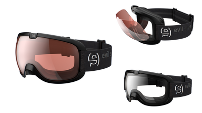 evil eye peaksight cl Skibrille – black matt – LST® active silver M light – Seitenansicht