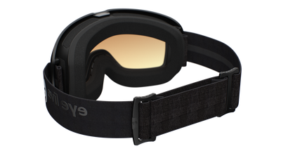 evil eye peaksight cl Skibrille – black matt – LST® VARiO blue-green M light – Rückansicht