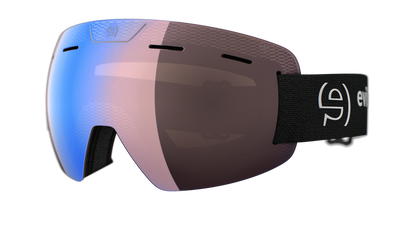 evil eye peaklite Skibrille – black matt – LST® bright blue M – Seitenansicht