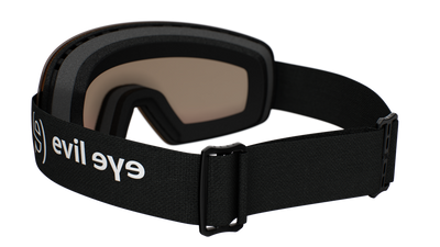 evil eye peaklite Skibrille – black matt – LST® bright VARiO blue M – Rückansicht