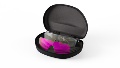 evil eye roadsense package Sportbrillen-Set – dark grey matt – e-sport – Rückansicht